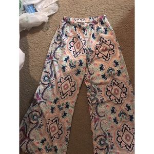 Boho, comfy flare pants
